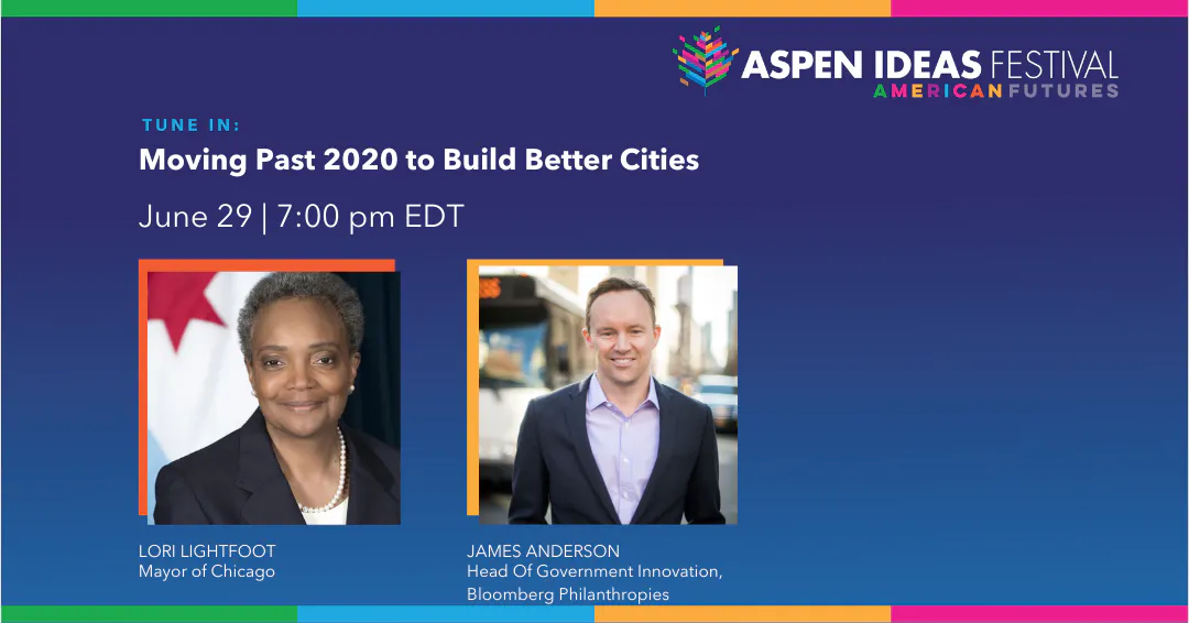 Lori Lightfoot And James Anderson Session Card Aif2021